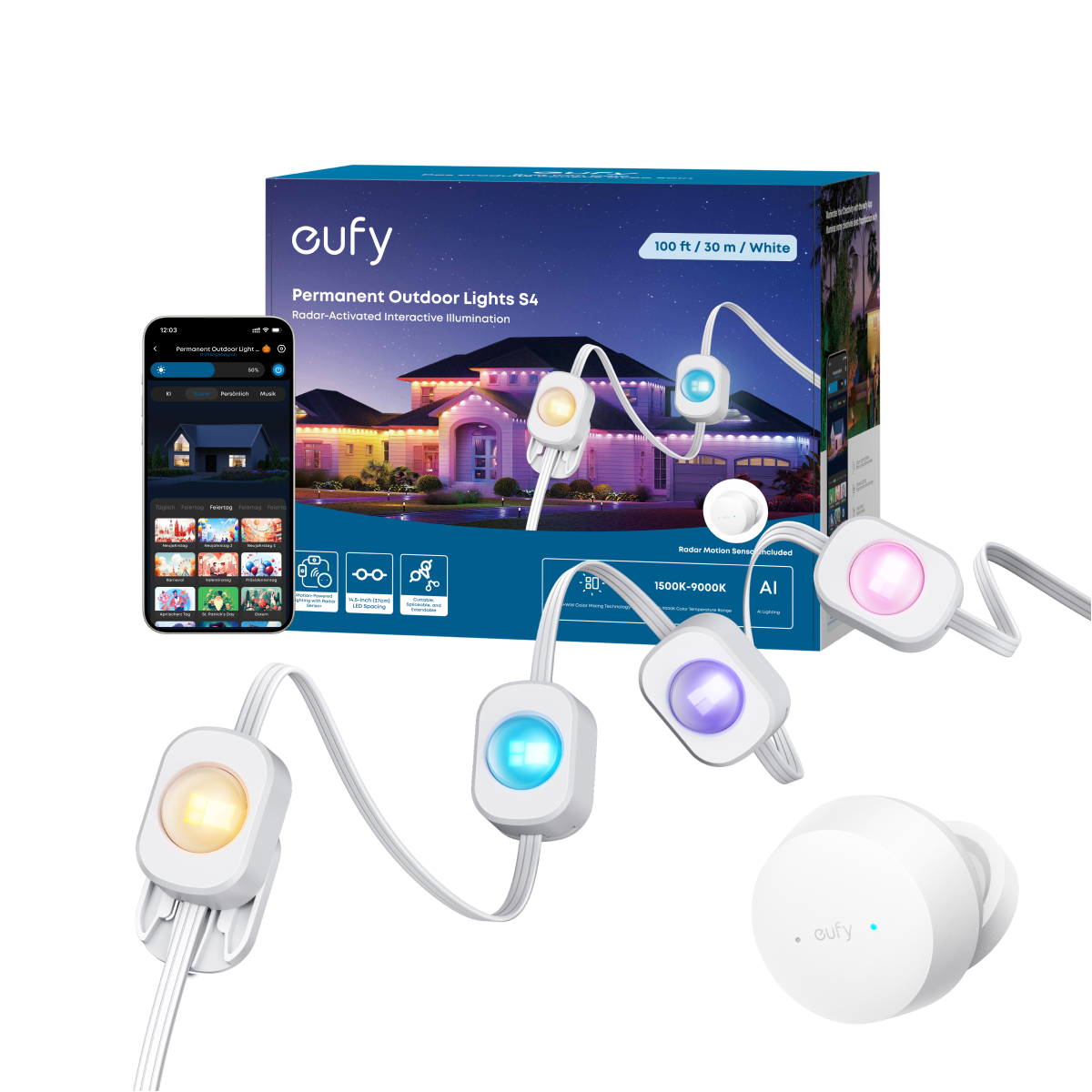 eufy Permanente Buitenverlichting S4