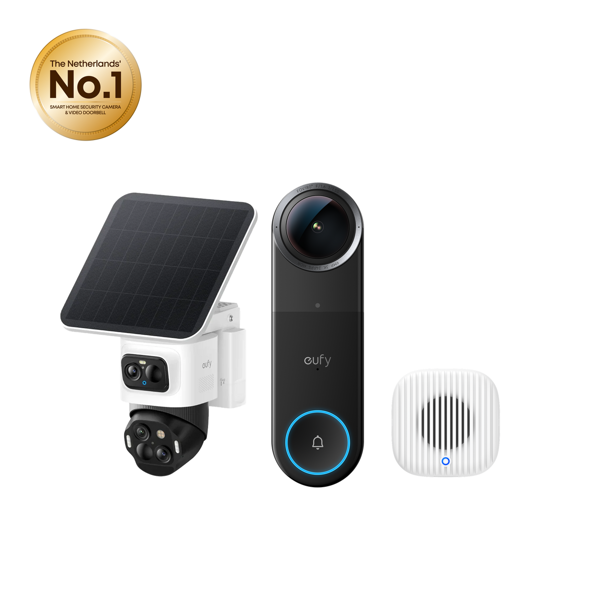 Video Doorbell S4 + chime + SoloCam S340