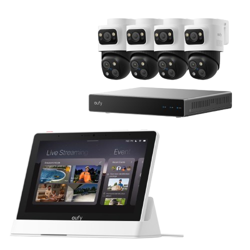 eufy PoE NVR Security System S4 Max met eufy Smart Display