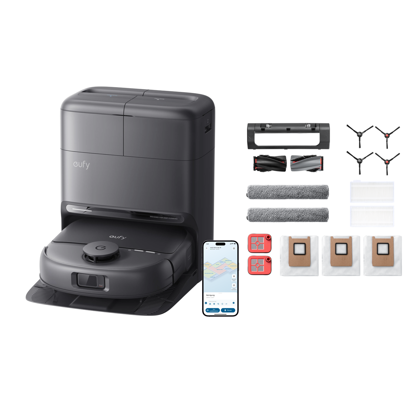 eufy Robotstofzuiger Omni C28 met accessoireset
