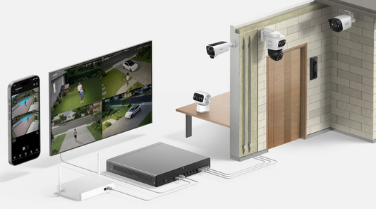 eufy 4K PoE NVR beveiligingssysteem installatie
