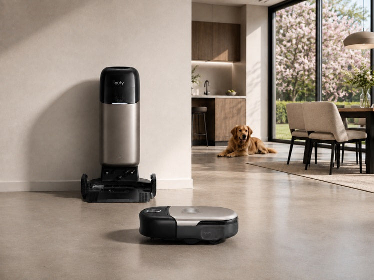 Robotstofzuiger In Ruime Woonkamer
