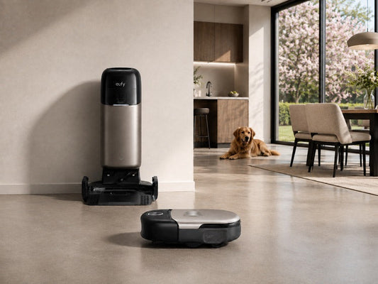 Robotstofzuiger In Ruime Woonkamer