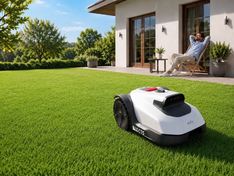 Robotmaaier Zomertuin Rustmoment