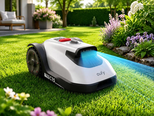 Grasmaaier met batterij