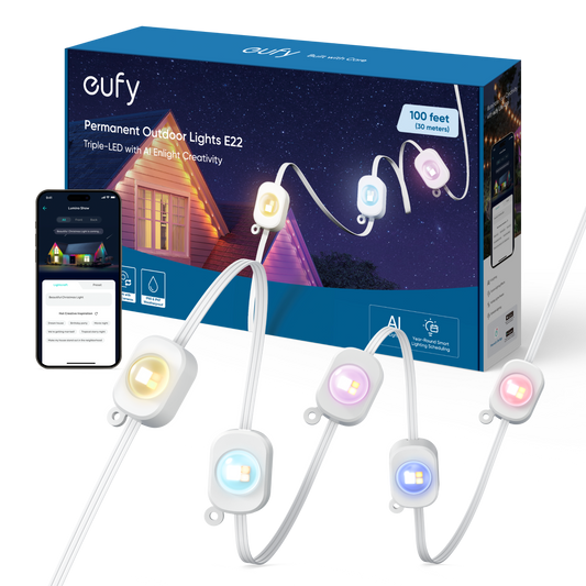 eufy Vaste lichtketting voor buiten E22 30m