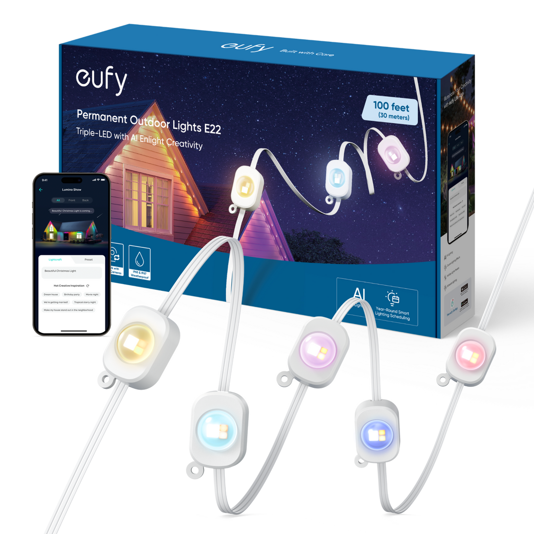 eufy Vaste lichtketting voor buiten E22 30m