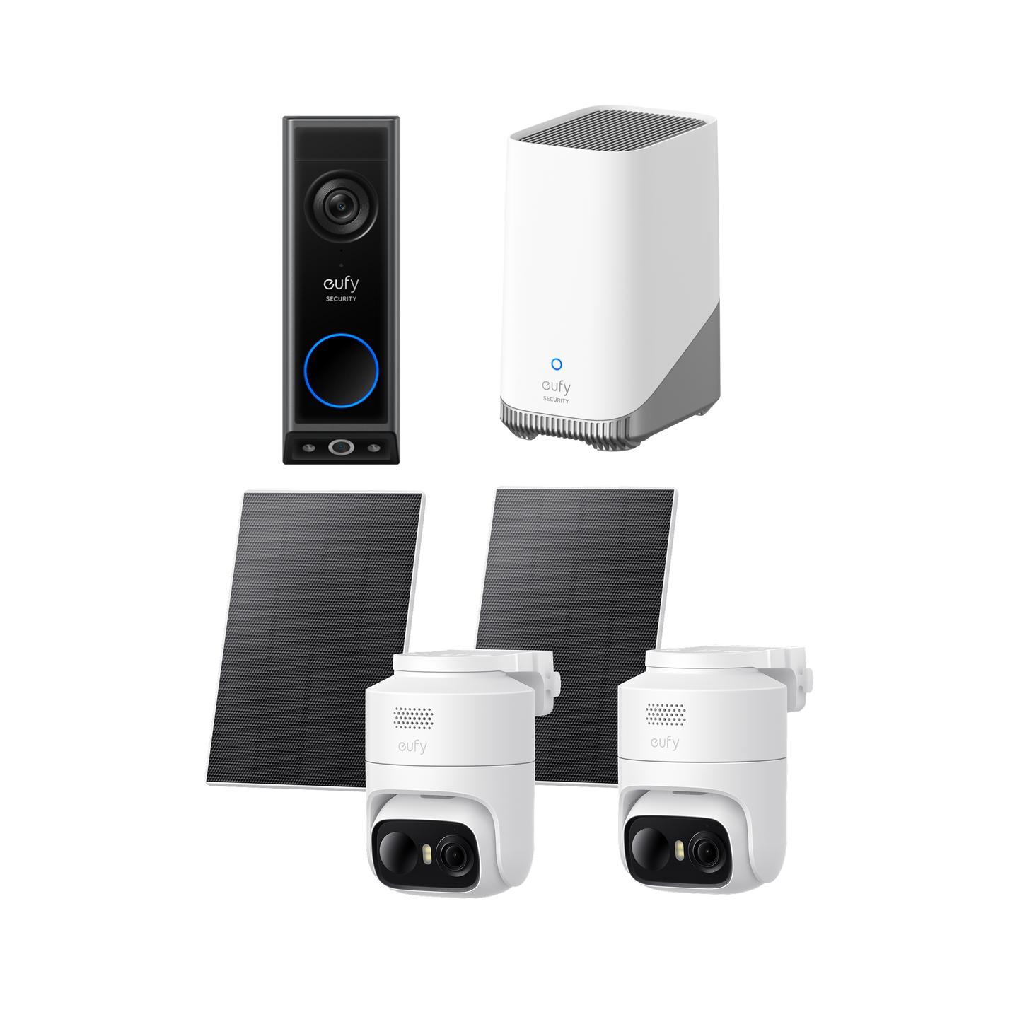 eufyCam C37 2-pack + HomeBase 3 + Video Doorbell E340