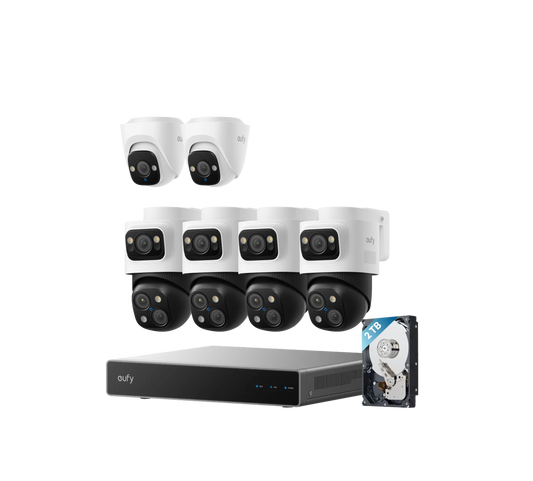eufy PoE NVR 6-cam kit (S4 Max + 2*Turret Camera E41)
