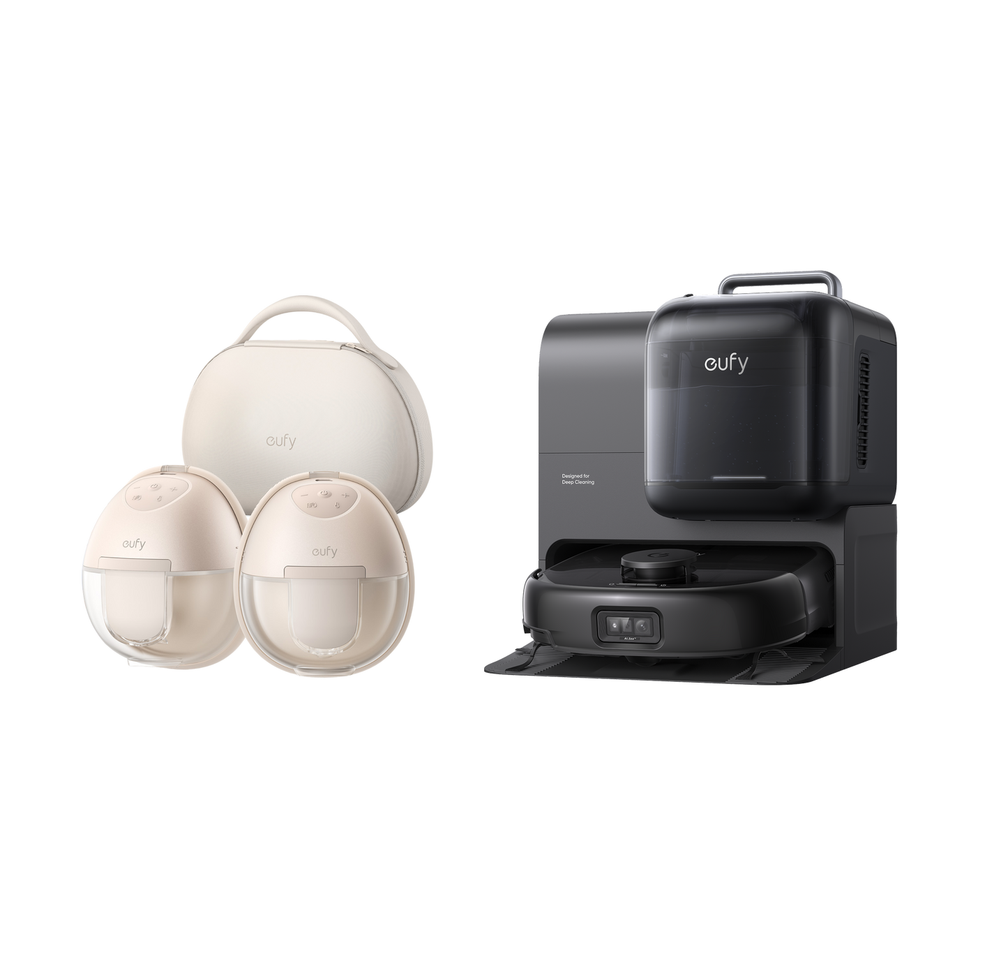 eufy Robotstofzuiger Omni E28 + Wearable Breast Pump S1 Pro