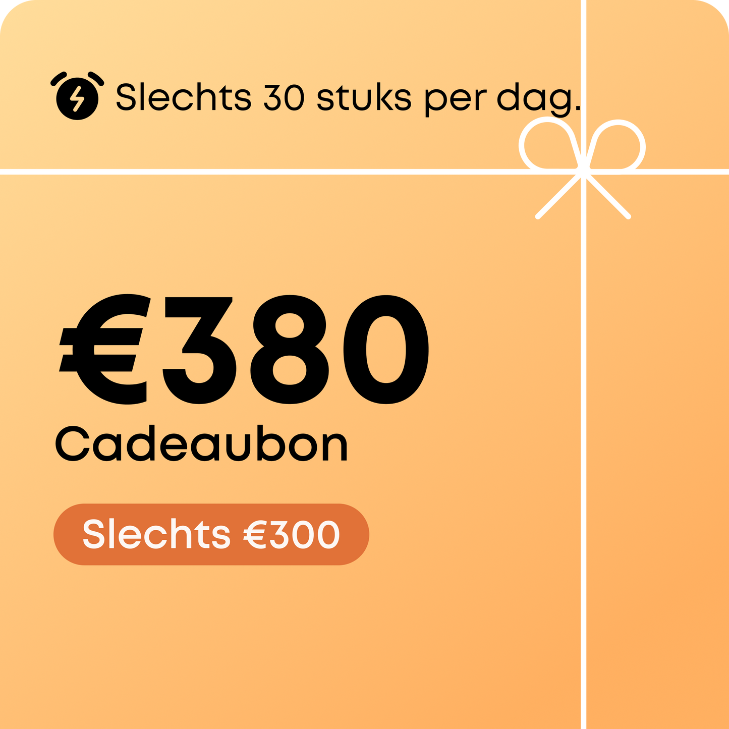 geschenkwaarde (€ 380)