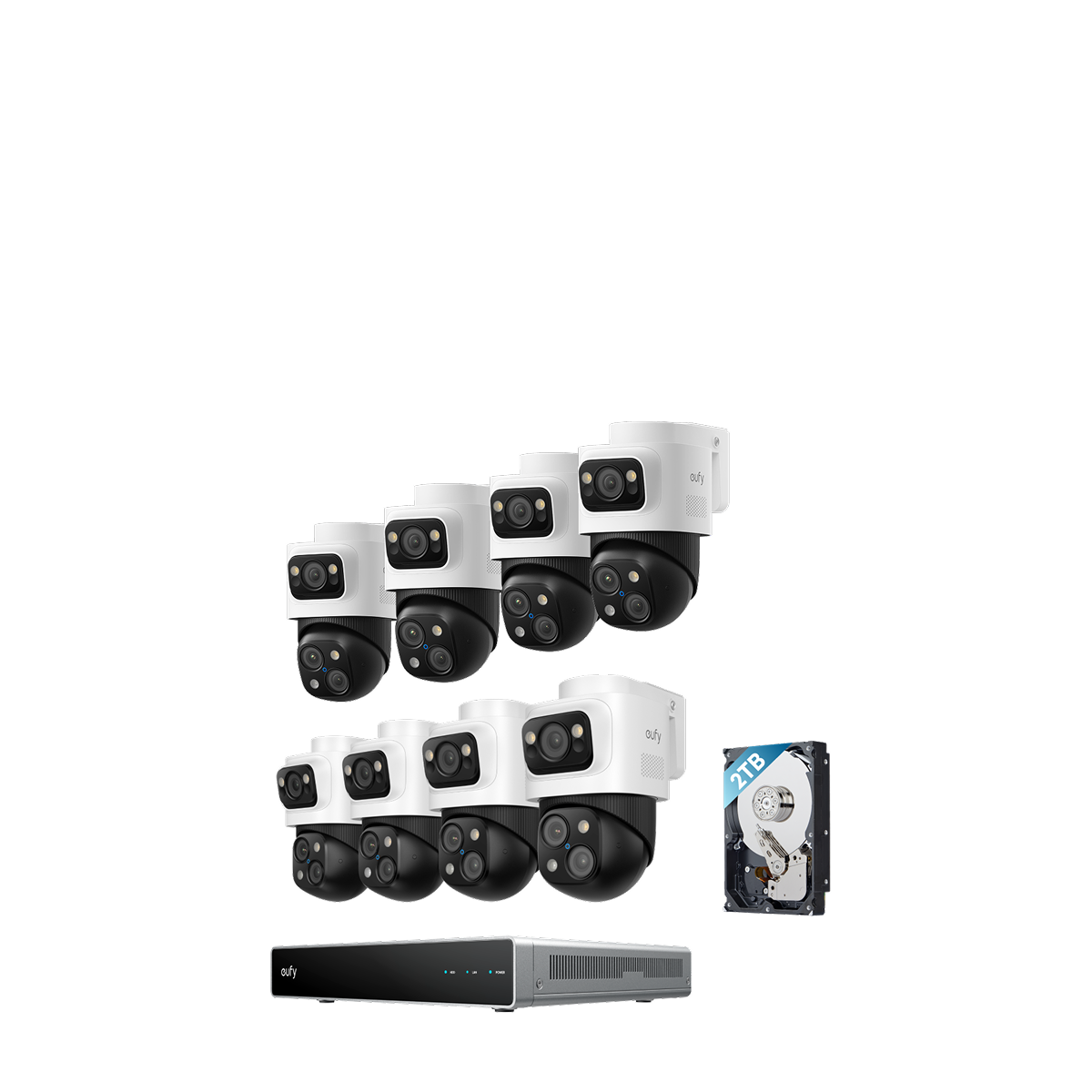 eufy PoE Bullet-PTZ Cam S4 8-Cam kit