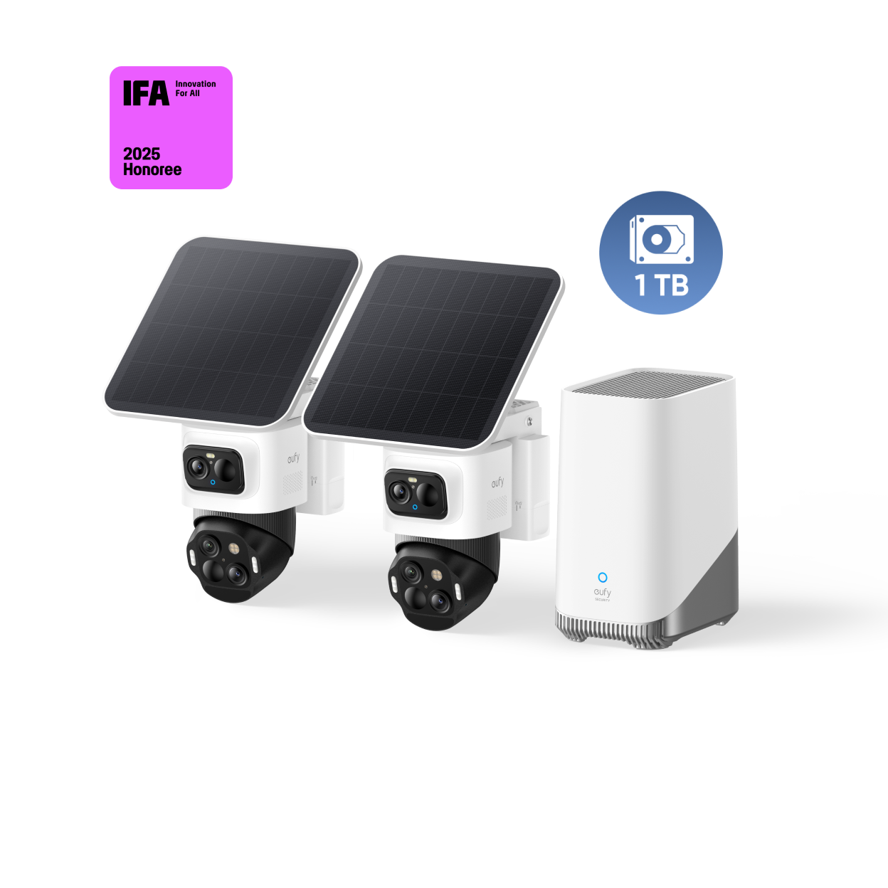 eufyCam S4 2-Cam Kit, 1TB Harde Schijf