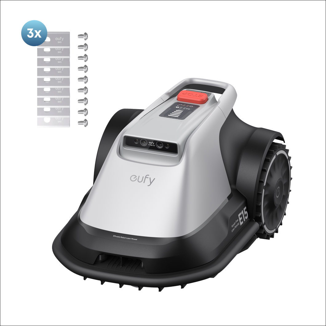 eufy Robotgrasmaaier E15 + eufy Replacement Blade Set