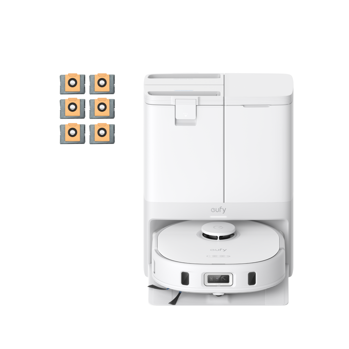 eufy X10 Pro Omni (wit)  + Stofzakken (6 stuks)