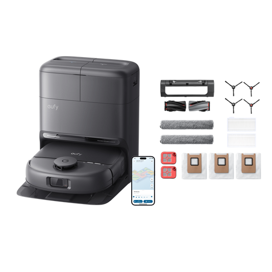 eufy Robotstofzuiger Omni C28 met eufy C28 Omni robotstofzuiger accessoireset